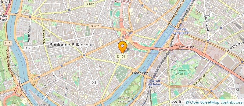 localisation de l'entreprise MONSIEUR MARCO HURLIN à BOULOGNE-BILLANCOURT
