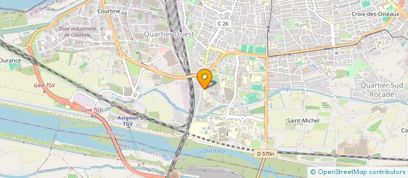 localisation de l'entreprise MONSIEUR MARCO JULLI  NOVES