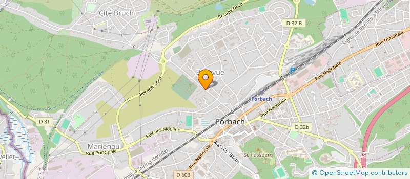 localisation de l'entreprise MONSIEUR MARCO LA CASTELLANA  FORBACH