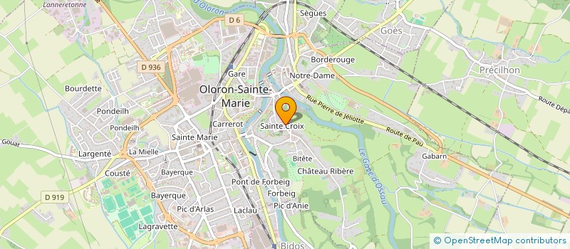 localisation de l'entreprise MONSIEUR MARCO LANGKABEL  OLORON-SAINTE-MARIE