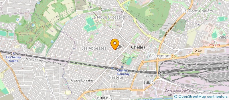 localisation de l'entreprise MONSIEUR MARCO LARANJEIRA  CHELLES