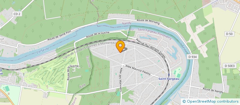 localisation de l'entreprise MONSIEUR MARCO LOPES  SAINT-FARGEAU-PONTHIERRY