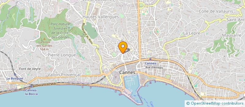 localisation de l'entreprise MONSIEUR MARCO LUONGO à CANNES