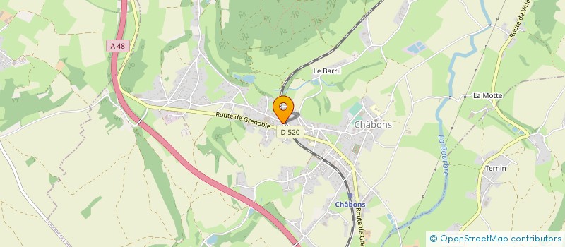 localisation de l'entreprise MONSIEUR MARCO MARCHAL  CHABONS