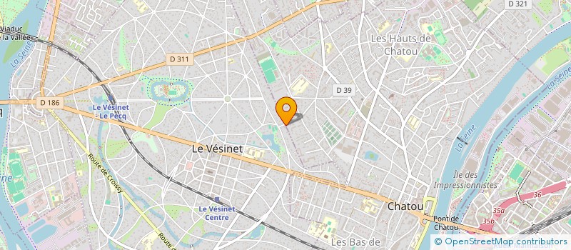 localisation de l'entreprise MONSIEUR MARCO MARTIN  CHATOU