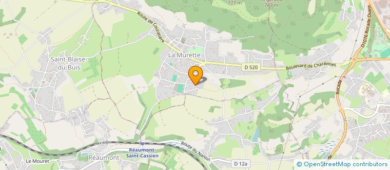 localisation de l'entreprise MONSIEUR MARCO MASCELLINO  LA MURETTE