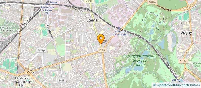 localisation de l'entreprise MONSIEUR MARCO MAZZIER à STAINS