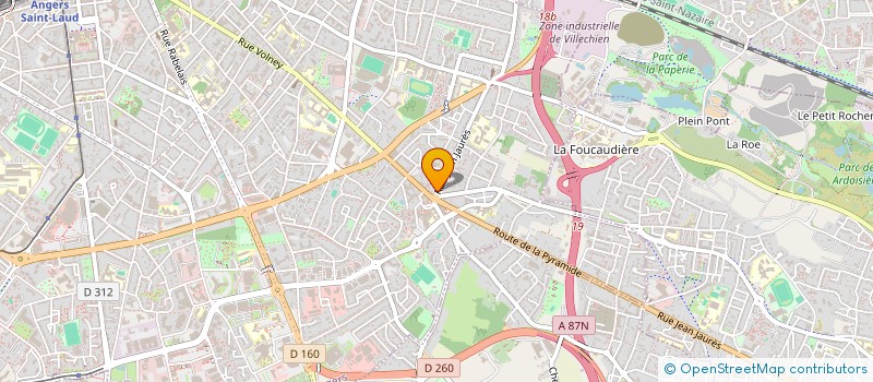 localisation de l'entreprise MONSIEUR MARCO MILANDOU à ANGERS