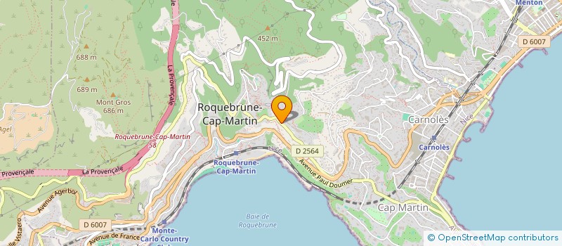 localisation de l'entreprise MONSIEUR MARCO MOLINARI à ROQUEBRUNE-CAP-MARTIN