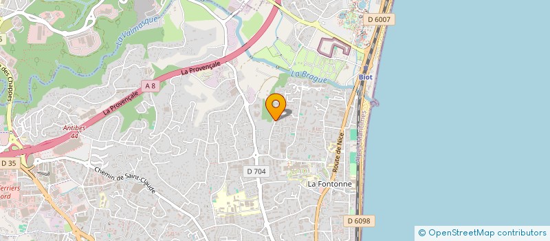 localisation de l'entreprise MONSIEUR MARCO MOLTENI à ANTIBES