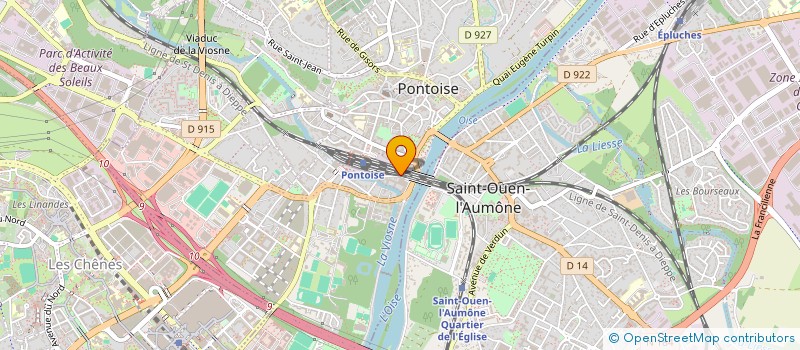 localisation de l'entreprise MONSIEUR MARCO MUKA MFUMU à PONTOISE