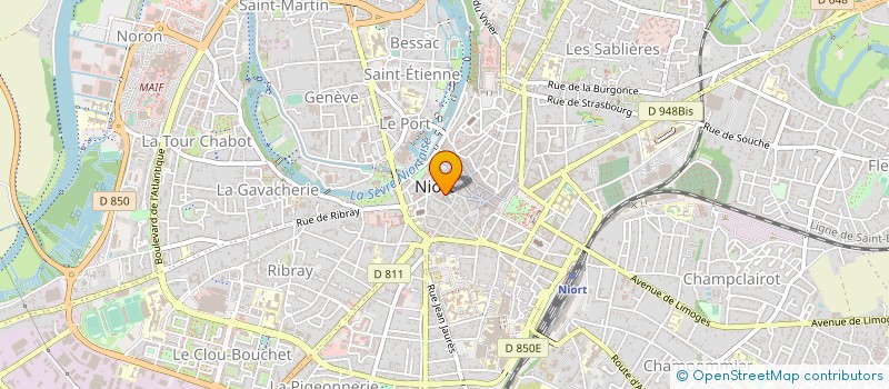 localisation de l'entreprise MONSIEUR MARCO MUSSET  NIORT