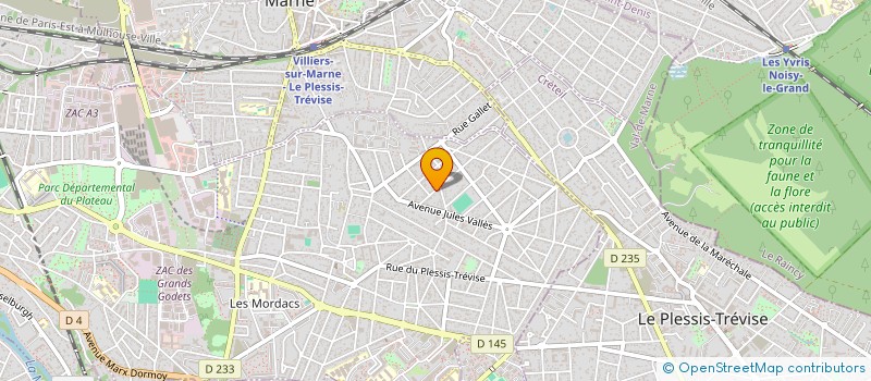 localisation de l'entreprise MONSIEUR MARCO OLIVEIRA DA CONCEICAO  CHAMPIGNY-SUR-MARNE