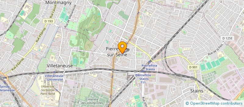 localisation de l'entreprise MONSIEUR MARCO OROSON à PIERREFITTE-SUR-SEINE