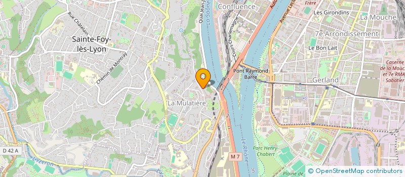 localisation de l'entreprise MONSIEUR MARCO PASCAL  LA MULATIERE