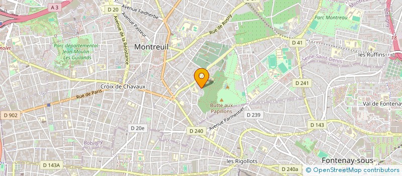 localisation de l'entreprise MONSIEUR MARCO PAULO ABRANCHES DA CUNHA à MONTREUIL
