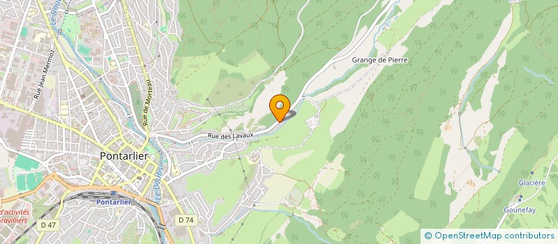 localisation de l'entreprise MONSIEUR MARCO PAULO AFONSO GUEDES à PONTARLIER