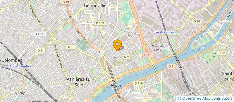 localisation de l'entreprise MONSIEUR MARCO PAULO DE OLIVEIRA GASPAR  GENNEVILLIERS