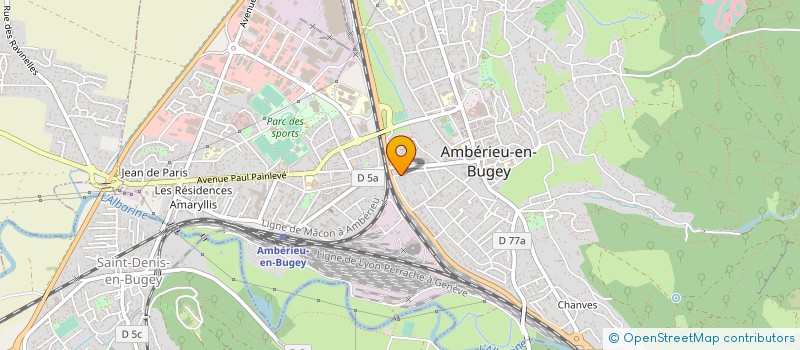 localisation de l'entreprise MONSIEUR MARCO PAULO MOREIRA DIAS  AMBERIEU-EN-BUGEY