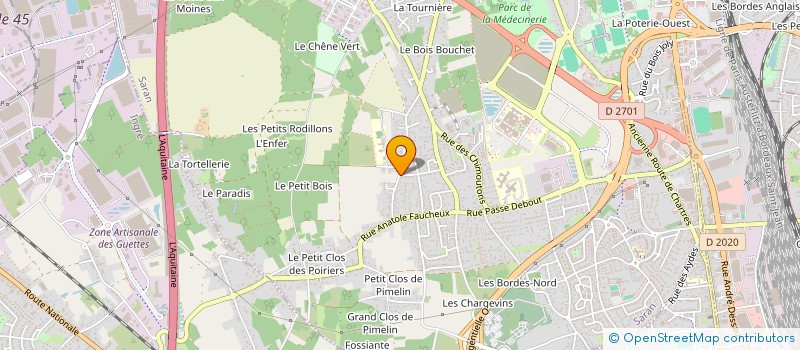 localisation de l'entreprise MONSIEUR MARCO PAULO RIBEIRO DOMINGUES à SARAN