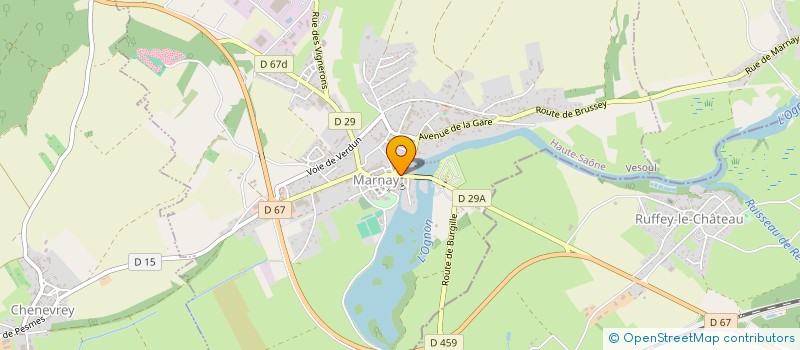 localisation de l'entreprise MONSIEUR MARCO PEREIRA  MARNAY