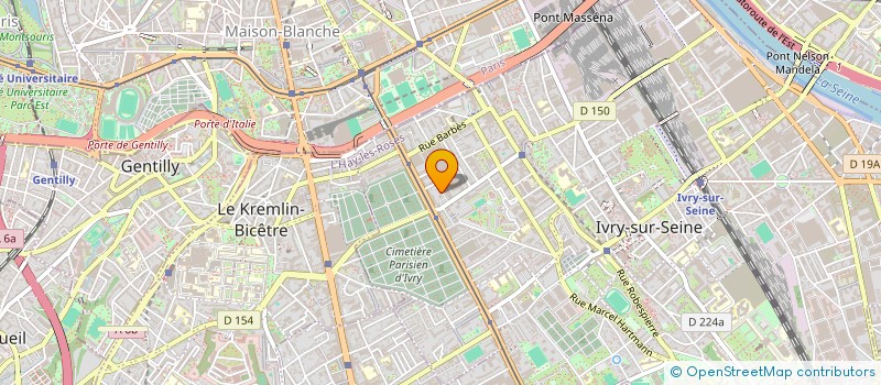 localisation de l'entreprise MONSIEUR MARCO PETITO  IVRY-SUR-SEINE