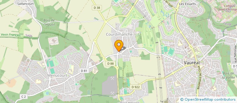 localisation de l'entreprise MONSIEUR MARCO PINNA  COURDIMANCHE