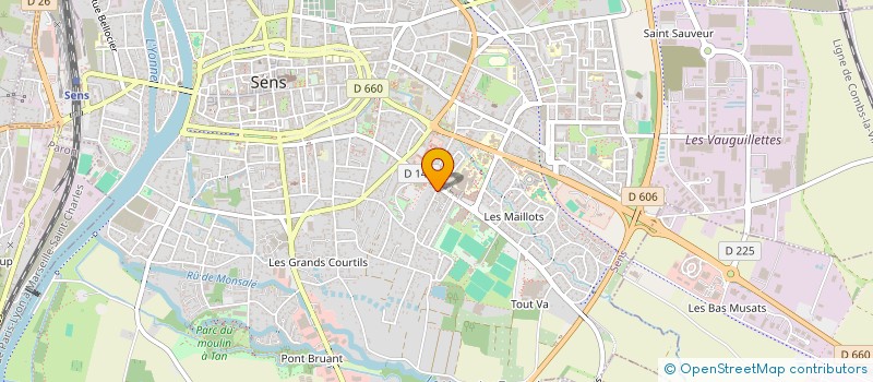 localisation de l'entreprise MONSIEUR MARCO RANGEL GOMES NIELSEN  SENS