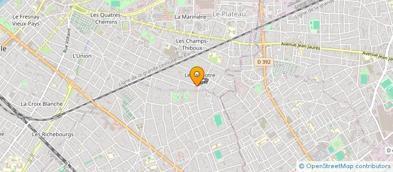 localisation de l'entreprise MONSIEUR MARCO RORIZ TEIXEIRA  SARTROUVILLE