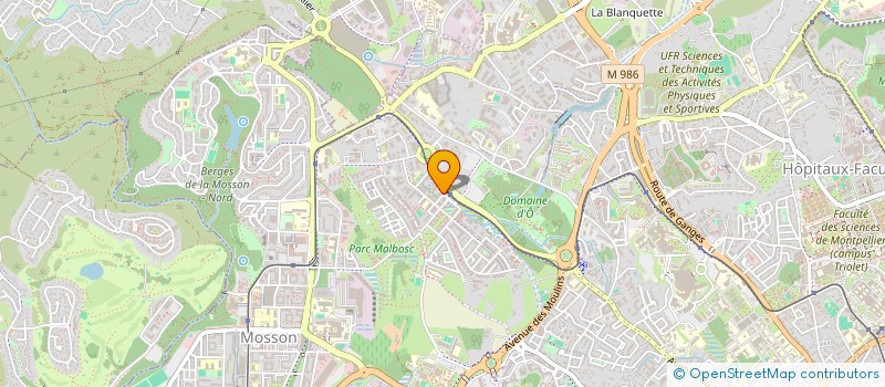 localisation de l'entreprise MONSIEUR MARCO SABATINI  MONTPELLIER