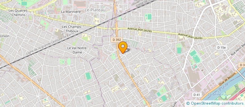 localisation de l'entreprise MONSIEUR MARCO SANTOS DE JESUS  BEZONS