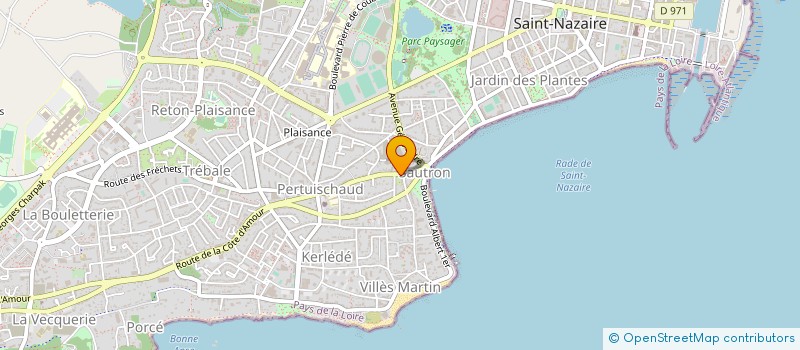 localisation de l'entreprise MONSIEUR MARCO SCIANO à SAINT-NAZAIRE