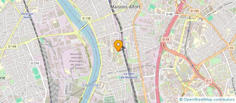 localisation de l'entreprise MONSIEUR MARCO SILVA FERREIRA  ALFORTVILLE