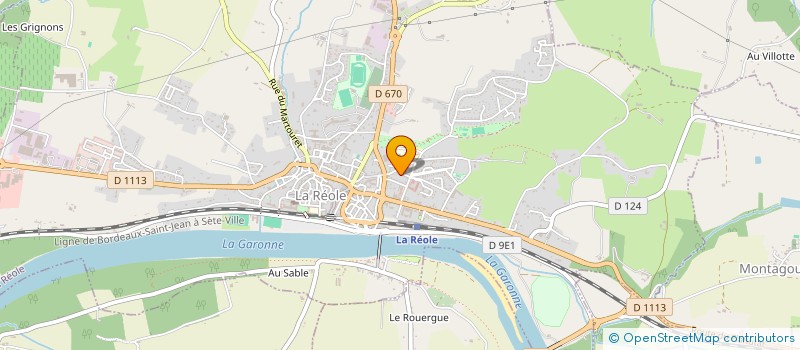 localisation de l'entreprise MONSIEUR MARCO SIMOES  LA REOLE