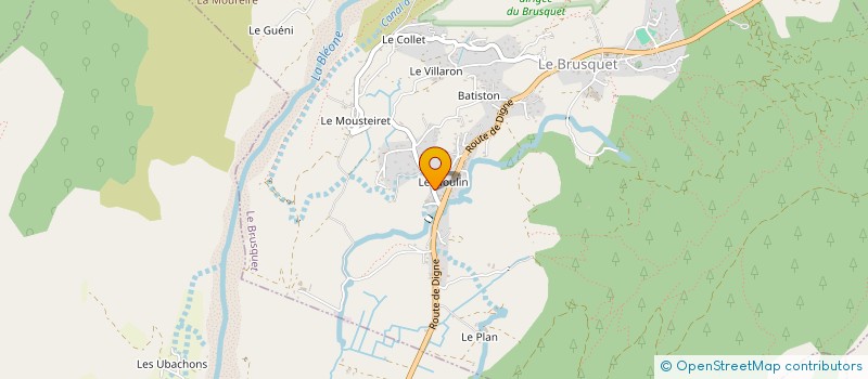 localisation de l'entreprise MONSIEUR MARCO SUSINI  LE BRUSQUET