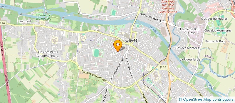 localisation de l'entreprise MONSIEUR MARCO TABOADA à OLIVET