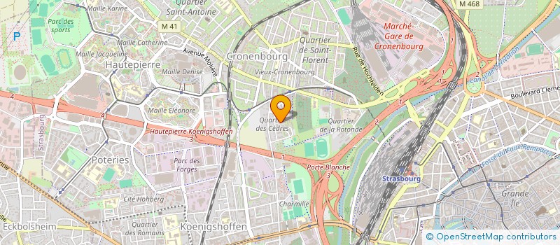 localisation de l'entreprise MONSIEUR MARCO TEDONE à STRASBOURG