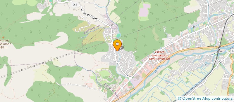 localisation de l'entreprise MONSIEUR MARCO TOGNONI à DIGNE-LES-BAINS