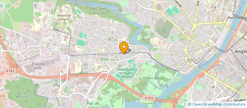 localisation de l'entreprise MONSIEUR MARCO TREVISAN à ANGERS