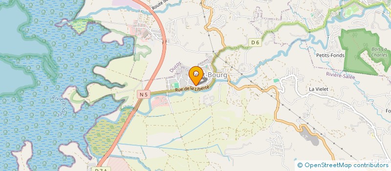 localisation de l'entreprise MONSIEUR MARCO TULLIO  RIVIERE-SALEE