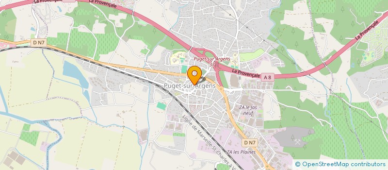 localisation de l'entreprise MONSIEUR MARCO VEGA ROZO à PUGET-SUR-ARGENS
