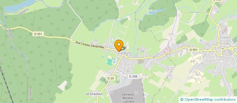 localisation de l'entreprise MONSIEUR MARCO VIANCO  GLAGEON