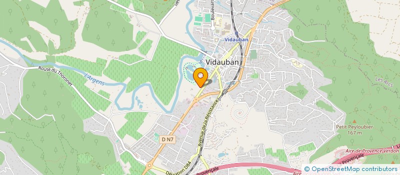 localisation de l'entreprise MONSIEUR MARCO WEISS à VIDAUBAN