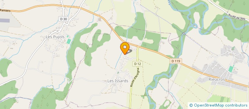 localisation de l'entreprise MONSIEUR MARCOS ALCARAZ à LES ISSARDS
