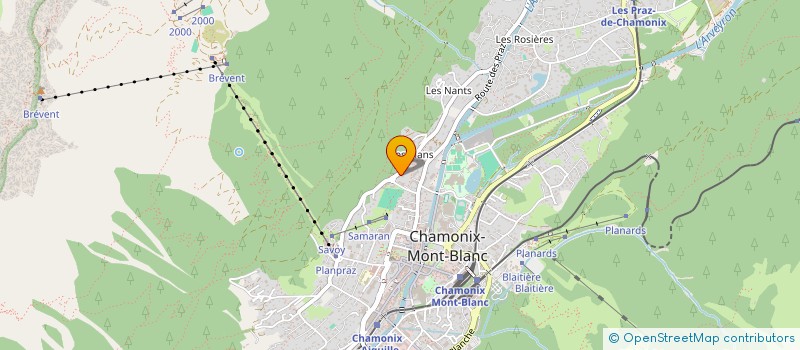 localisation de l'entreprise MONSIEUR MARCOS ANDRES DE BONI MARTINEZ  CHAMONIX-MONT-BLANC