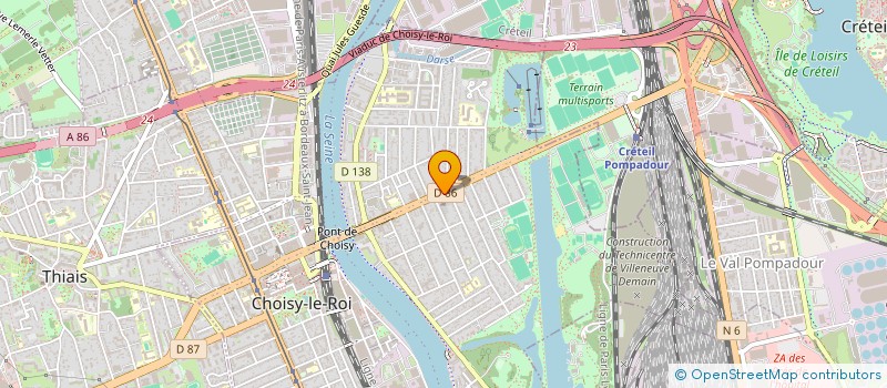 localisation de l'entreprise MONSIEUR MARCOS ANTONIO MARCOS ANTONIO RAMOS  CHOISY-LE-ROI