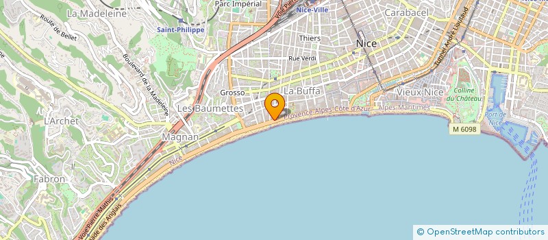 localisation de l'entreprise MONSIEUR MARCOS ARAUJO FIGEIREDO à NICE
