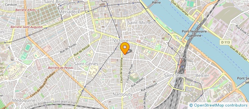 localisation de l'entreprise MONSIEUR MARCOS BARBOSA BRITO  BORDEAUX