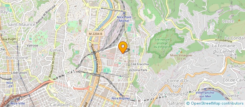 localisation de l'entreprise MONSIEUR MARCOS DA SILVA CORREA  NICE