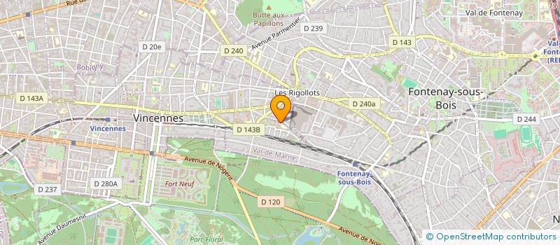 localisation de l'entreprise MONSIEUR MARCOS DE SOUZA MARTINS  VINCENNES